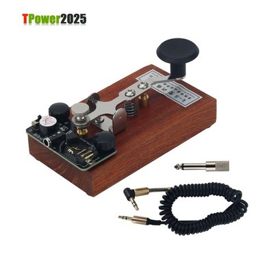 304 Stainless Steel K-8 Training CW Key Sound Light Manual Transmission Training