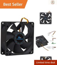 80mm Silent PC Cooling Fan - Quiet Operation, High Airflow for Gaming  Mining