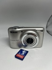 Nikon Coolpix L25 Silver 10MP Digital Camera 5x Zoom Compact - Tested