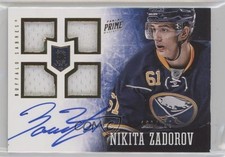 2013-14 Panini Prime Rookie 126/199 Nikita Zadorov #184 Patch Auto 1o3