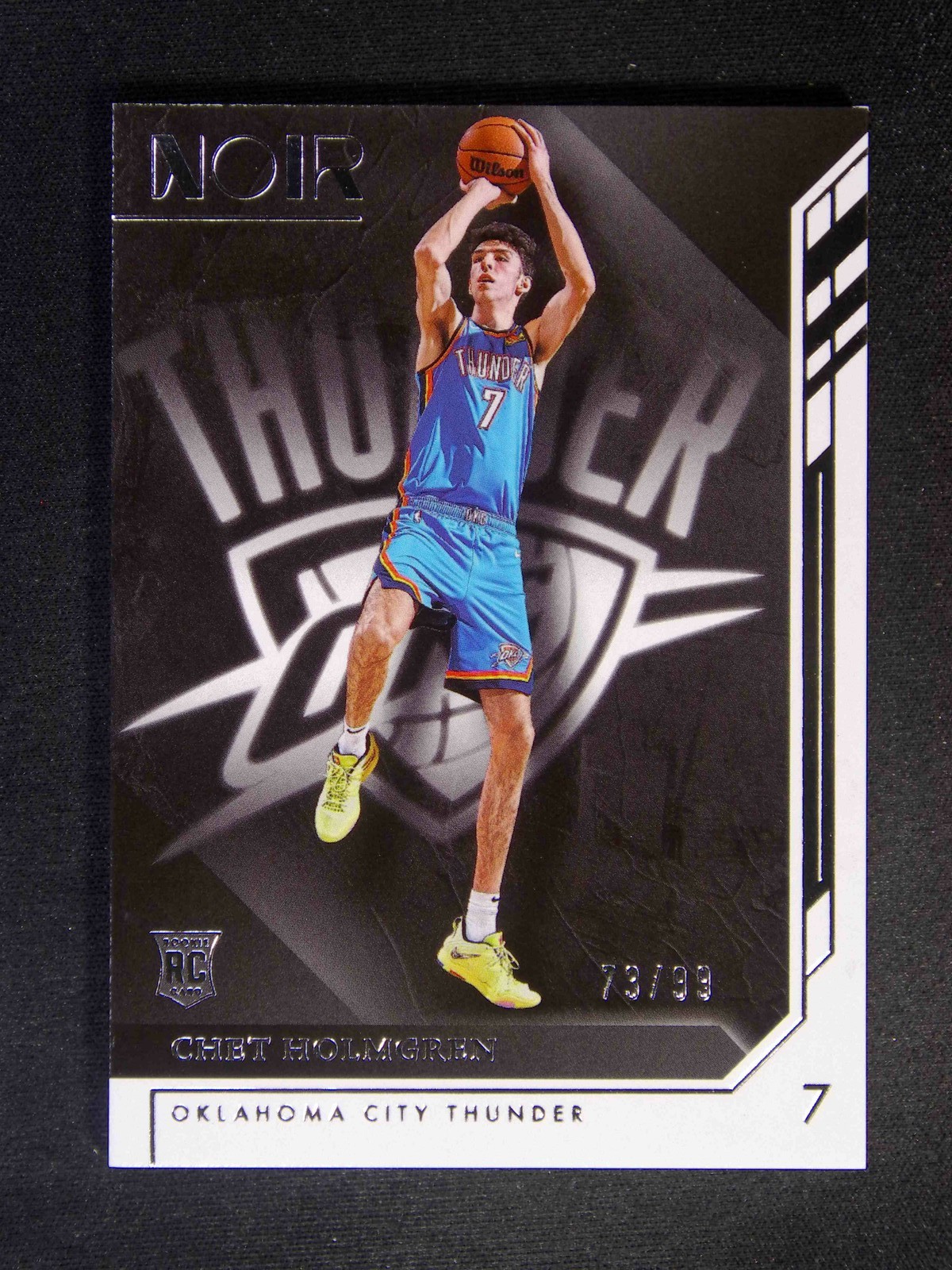 2022-23 Panini Noir Chet Holmgren #148 RC Rookie Association Edition /99