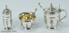 Gewürzset Streuer 3 Teile in aus 925 er Sterling Silber England London 1906 