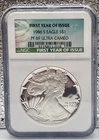 New Listing1986-S $1 American Silver Eagle NGC PF69 UCAM First Year 1 oz .999 Proof