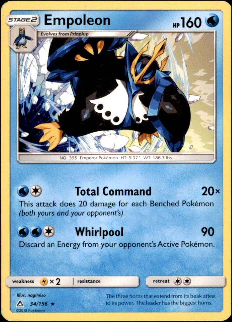 Pokemon - Empoleon #34/156 - UPR Rare