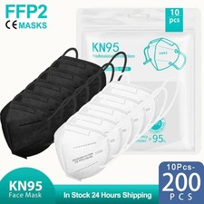10/50PCS KN95 N95 P2 FFP2 Face Mask Disposable Protective Mask Cover CE 5 Layers