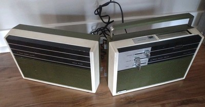 Vintage Kmart 8-Track Player Model FD-400 Made In Japan Olive Green 