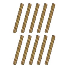 60pcs Fully Threaded Rods 5/16 x 2-1/4 Inch for Mounting Fastening Color Zinc
