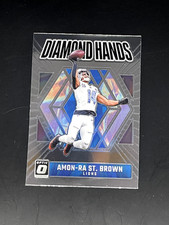2024 Donruss Optics Amon-Ra St. Brown Diamond Hands Lions #10