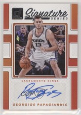 2017-18 Panini Donruss Signature Series Georgios Papagiannis #SS-GP Auto 0e1