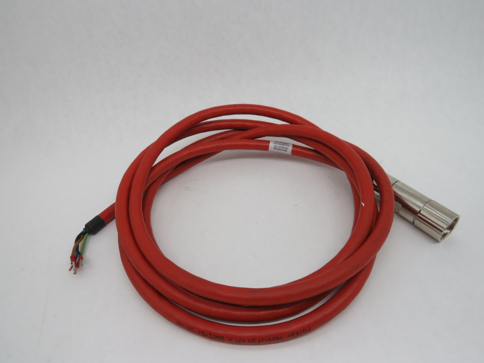 Parker KMXBG01-ST-KONFEKTION-3.0 Servo Cable BG01-ST-SA-A8 3m SHELF WEAR NOP