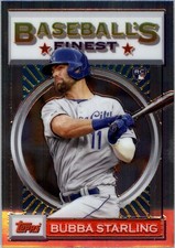 2020 Finest Flashbacks #30 Bubba Starling RC - BB