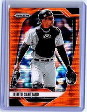 2025 Panini Prizm #243 Benito Santiago Orange Pulsar Prizms #/399