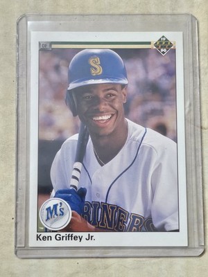 RARE KEN GRIFFEY JR 1990 Upper Deck #156 DOUBLE ERRORS BIRTHPLACE SPELLING ERROR