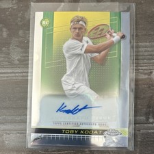 2024 Topps Chrome Toby Kodat Rookie Autograph Insert #TCA-TKT Tennis