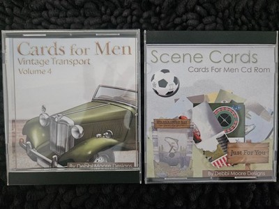DEBBIE MOORE SCENE CARD CD'S FOR MEN (SET OF 2)