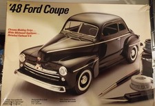 48 FORD COUPE TESTORS 1/25 PLASTIC MODEL NEW ...
