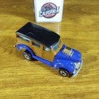 Hot Wheels Vintage HiRakers '40s Woodie Blue BW Blackwall Malaysia 1981 Wagon