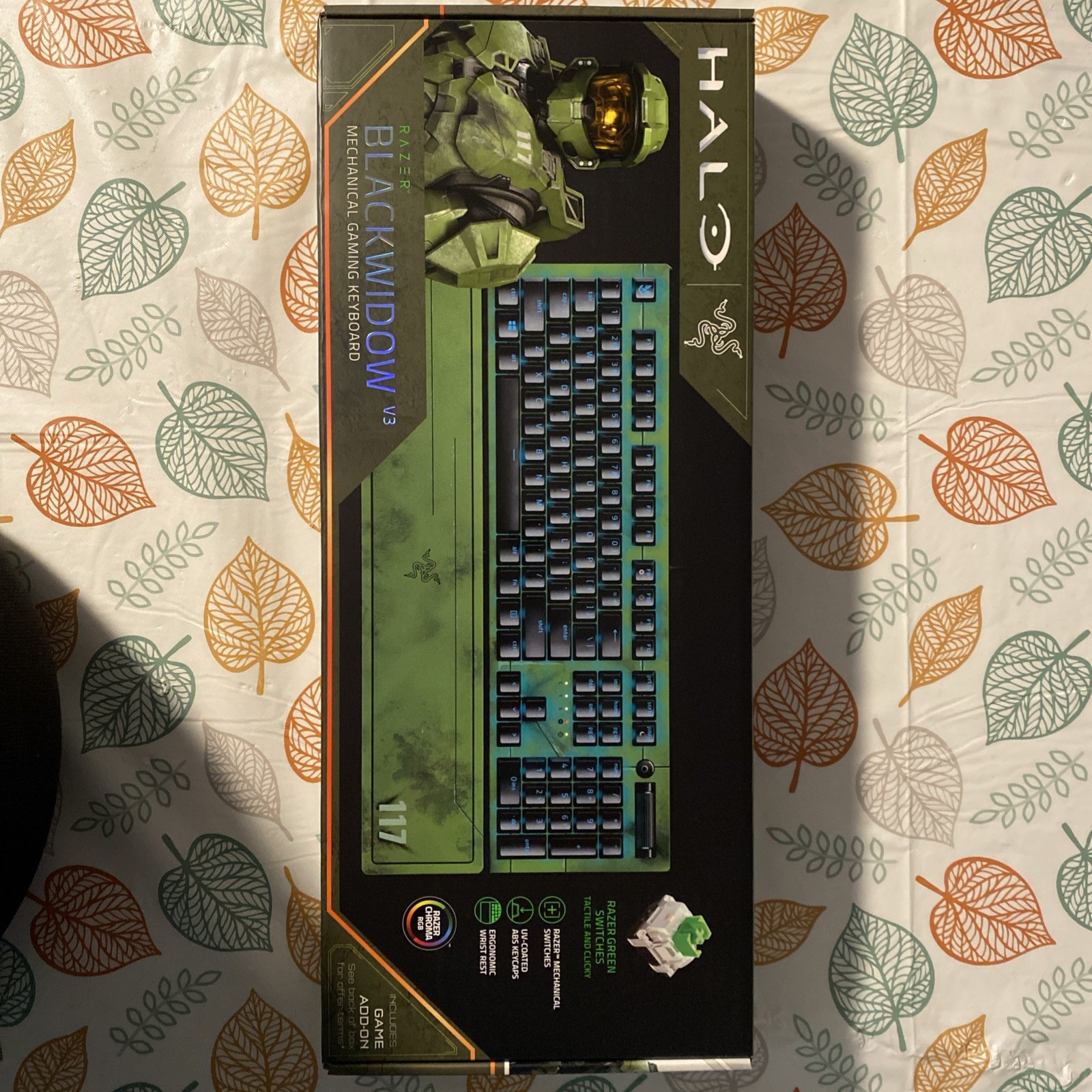 Razer BlackWidow V3 Mechanical Gaming Keyboard-Halo STILL SEALED NEVER BEEN OPEN