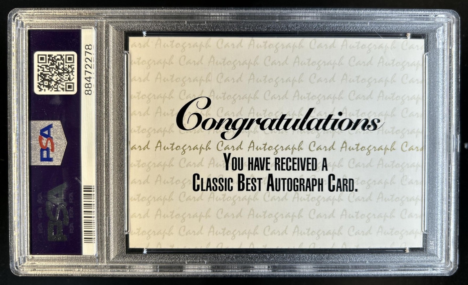 1993 Classic Best Gold Barry Bonds Auto Autograph #796/2050 PSA 8 Auto 10 view 2