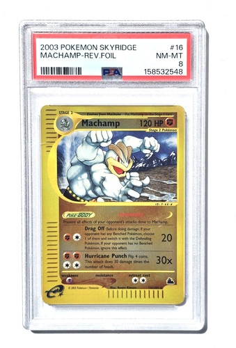 Machamp graded PSA 8 for sale on eBay