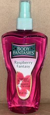 Body Fantasies RASPBERRY Fantasy Body Mist Spray Fragrance 8 oz tpr 