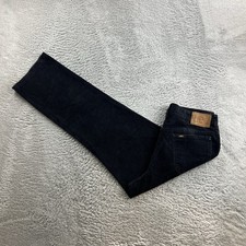 Vintage LEE Herren Cord Hose W32 L29 Blau Regular Tapered Jeans Made in USA