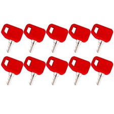 AT195302 10PCS Ignition Keys AR51481 Replacement for JD Heavy Equipment Loader .