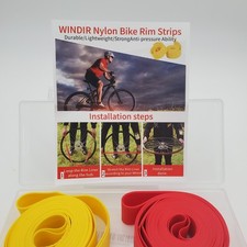 WINDIR 2 Pack Bicycle Rim Liner Strips Nylon 20'' Bike Tire Liner Tape