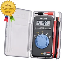 3244-60 Card Hitester and Digital Multimeter, 41.99 Megaohms Resistance, 500V AC