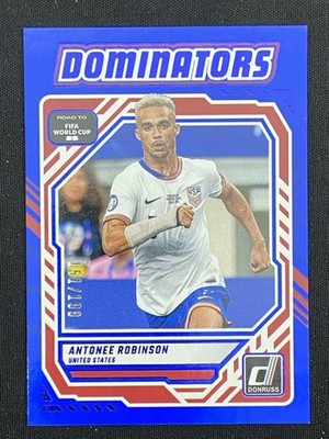 Antonee Robinson 2025-26 Donruss Road to FIFA World Cup Dominators Blue /199 #18
