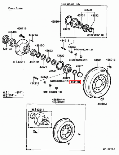 Genuine LandCruiser 105 100 80 Series Front Axle Outer CV Circlip Snap Ring - Picture 15 of 20