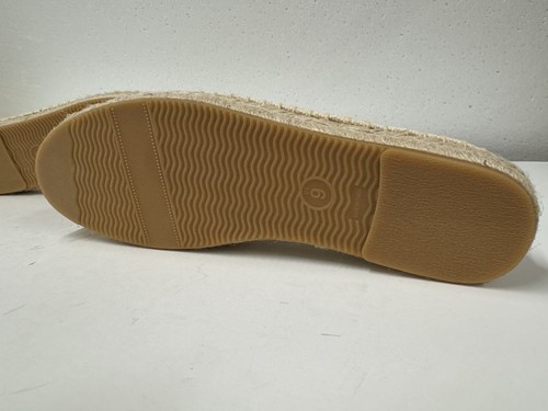 Women Loafers Espadrilles Cap Toe Canvas Slip-On Flats Breathable Canvas Shoes 9 - Picture 7 of 8