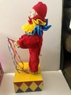 Vintage Enesco Faith Wick Happy Harlequin Musical Porcelain Doll In Box — photo 4