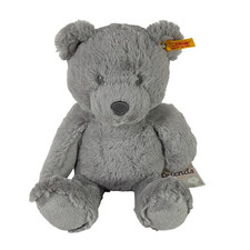 Steiff Teddy Bearzy Soft Cuddly Friends Gray Plush w/ Tags 241543