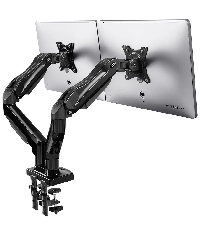 HUANUO Monitor Halterung 2 Monitore für 13-30 Zoll Bildschirme, PC Tisch Ständer