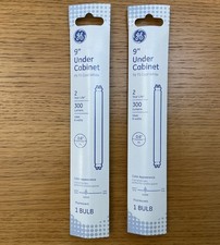 2 BULBS - 6 Watt 9" Under Cabinet Miniature Bi-pin F6 T5 Cool White Fluorescent