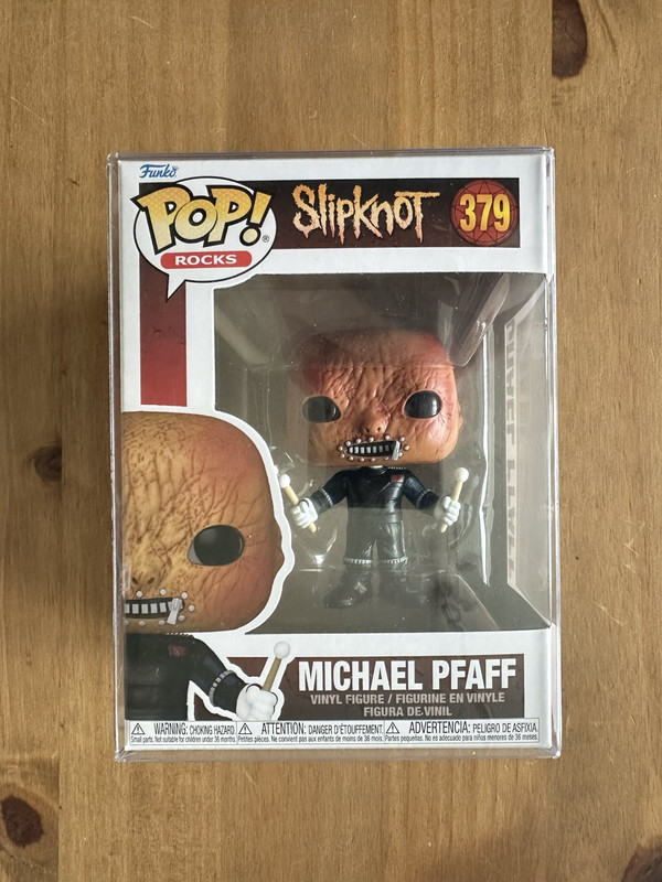 Funko Pop! Vinyl Rocks - Slipknot - Michael Pfaff #379 + Pop Protector