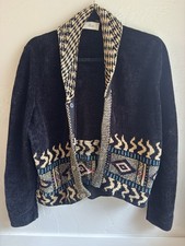Vintage - Dia - Supersoft Black Cardigan with...
