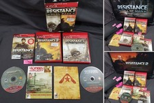 Resistance Dual Pack 1 2 PS3 COMPLETE Box Set Collection PlayStation 3 cib