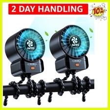 2-Pack Stroller Fan for Baby: USB Rechargeable, Quiet, Adjustable  Portable ...