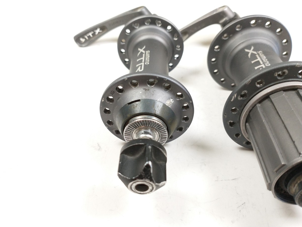 Vintage 32h Shimano XTR M950 8 Speed 100/135mm Hubset | eBay