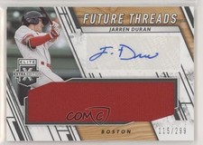2019 Elite Extra Edition Future Threads Signatures Black Jarren Duran Auto y6z