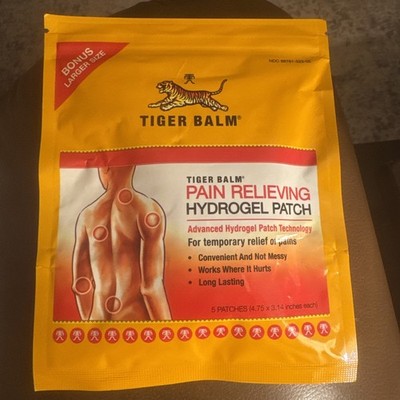 Tiger Balm ***Lot Of 3*** Pain Relieving Large Patches (15 Patches In Total)