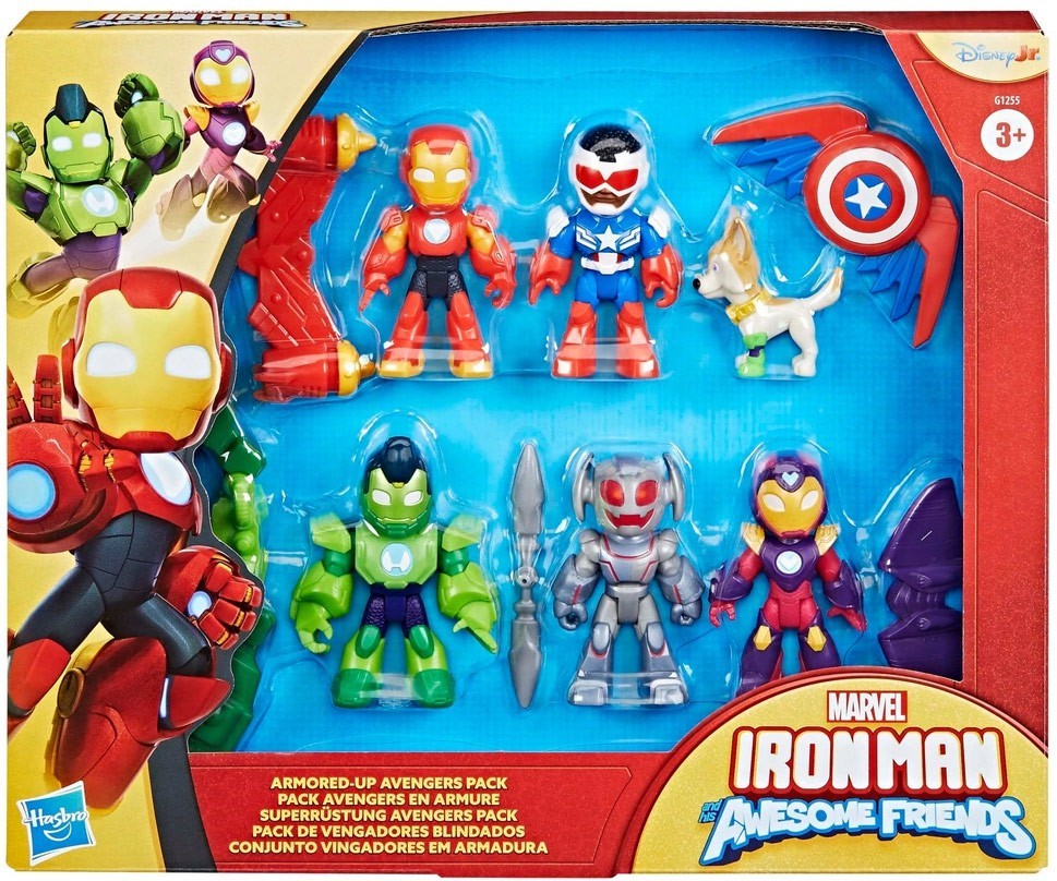 Marvel Iron Man & His Awesome Friends Armored-Up Avengers Action