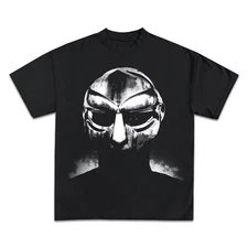MF Doom Homrage Big Head Graphic Boxy Vintage Shirt Streetwear Y2K