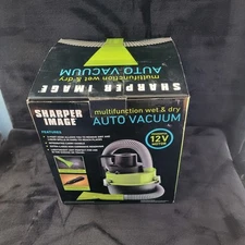 SHARPER IMAGE Portable Multi Function Wet & Dry Auto Car Boat RV Vacuum 12V DC