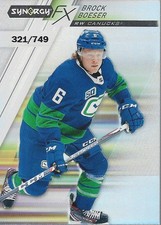 2020-21 Synergy Synergy FX #FX22 Brock Boeser /749 - NM-MT