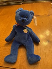 Ty Beanie Baby Clubby the Bear 1998 Club Exclusive Original Tags