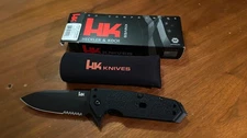 HK Karma Hogue Knife First Responder Tool 3.75" Partially Serrated - READ