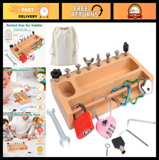 Montessori Screwdriver Board Set Kids Tool Set for Fine Motor Skills Life Sk